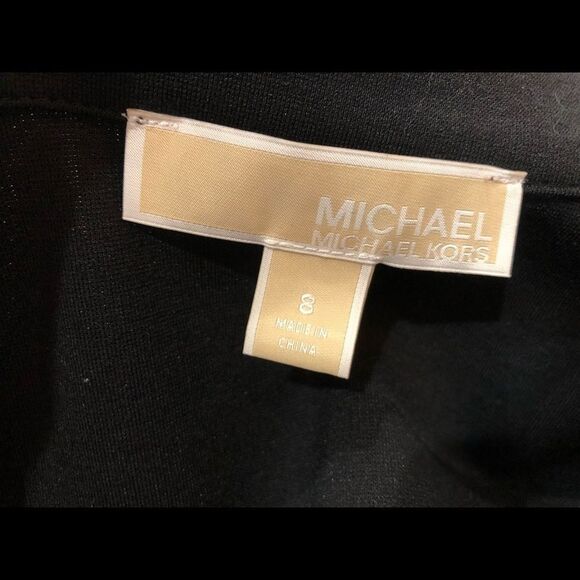 Michael Kors black bomber jacket excellent condition Size 8 - Picture 5 of 7